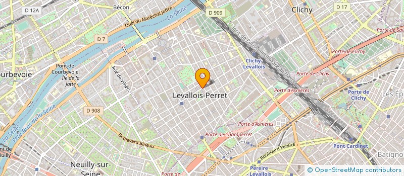 localisation de l'entreprise ICARIUS CONSULTING à LEVALLOIS-PERRET