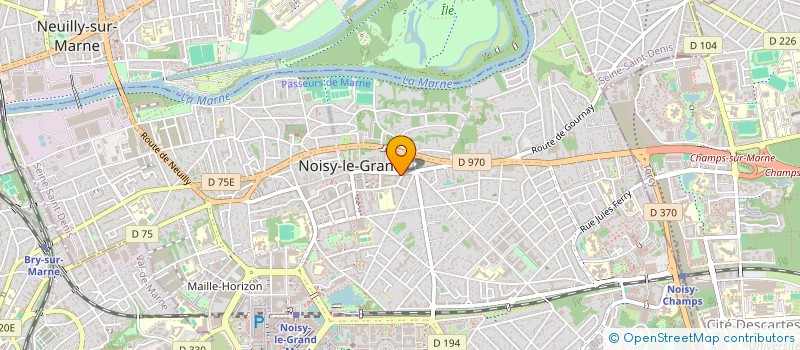 localisation de l'entreprise ICARLE  NOISY-LE-GRAND