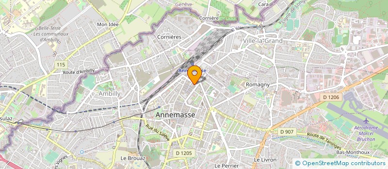 localisation de l'entreprise ICARUS  ANNEMASSE