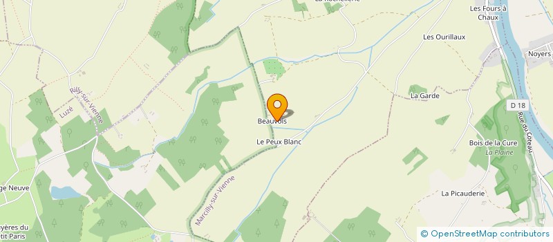 localisation de l'entreprise ICARUS PARAMOTEUR à MARCILLY-SUR-VIENNE