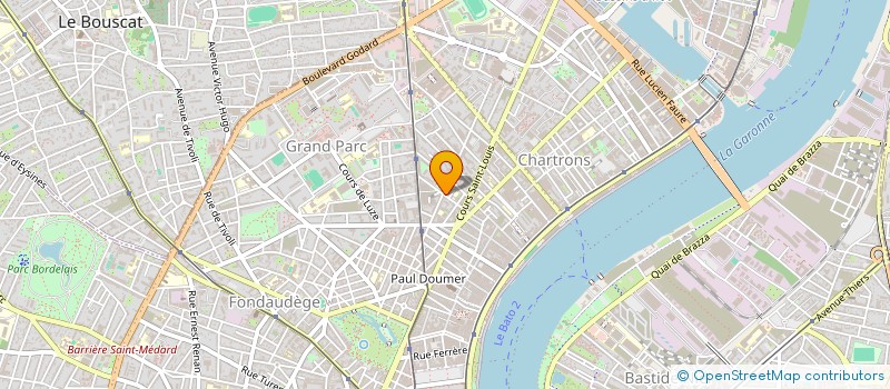 localisation de l'entreprise ICARUS PRODUCTION  BORDEAUX