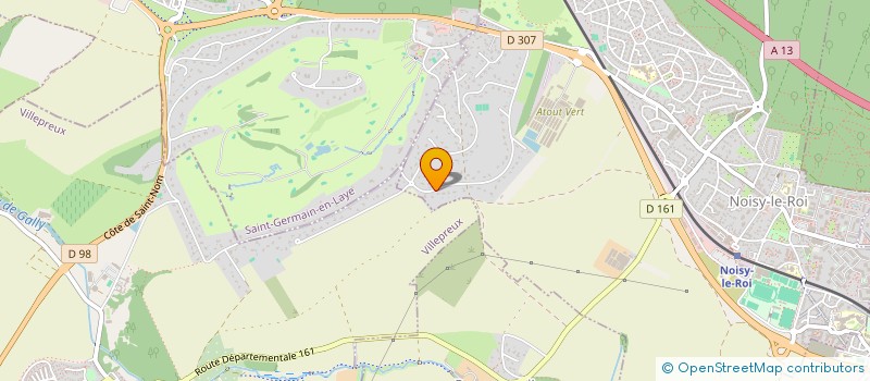 localisation de l'entreprise ICAS PARTNERS à NOISY-LE-ROI