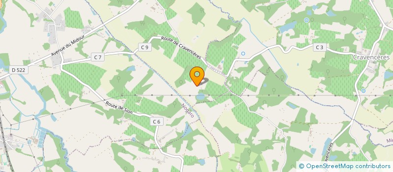 localisation de l'entreprise ICASACA23  SAINTE CHRISTIE D'ARMAGNAC