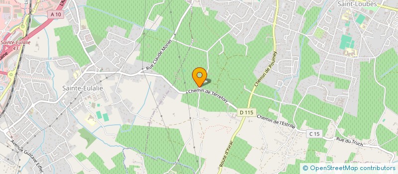 localisation de l'entreprise ICASOL  BORDEAUX