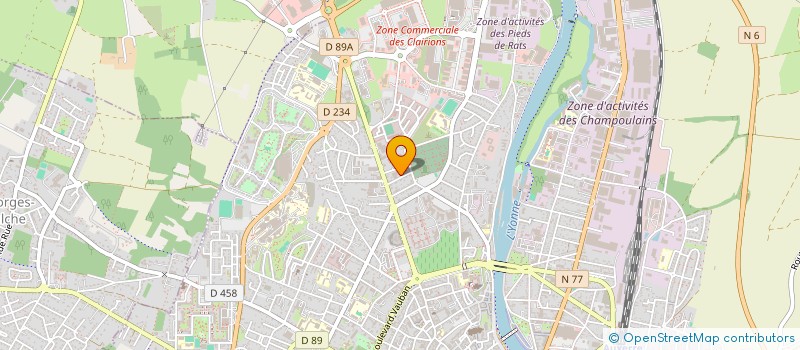 localisation de l'entreprise ICAUNAIS LE BONHEUR à AUXERRE