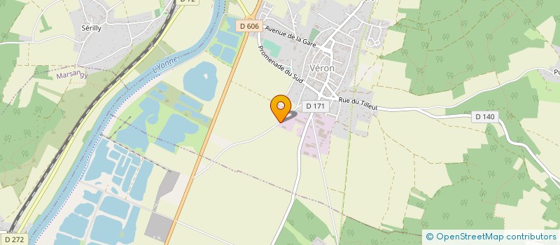localisation de l'entreprise ICAUNAISE DES METAUX à VERON