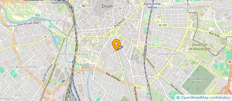 localisation de l'entreprise ICB IMMO à DIJON