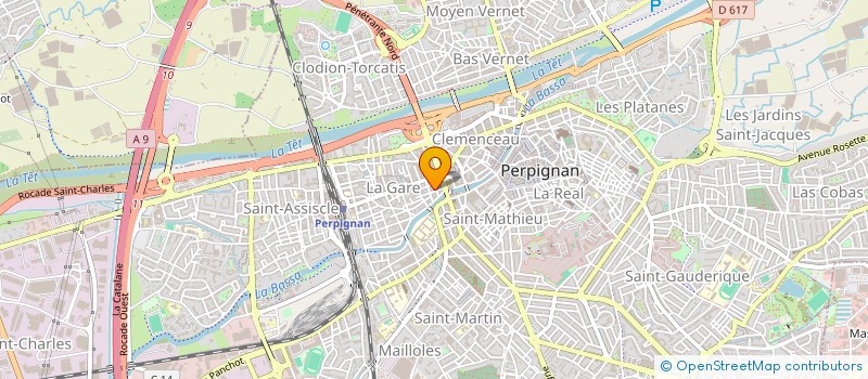 localisation de l'entreprise ICB OENOLOGIE à PERPIGNAN