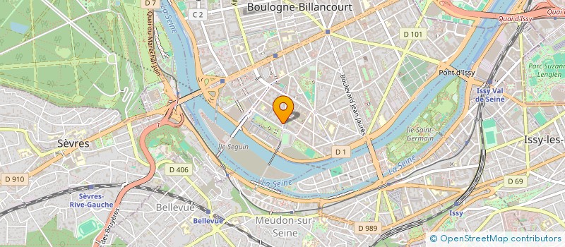 localisation de l'entreprise ICB SIMHA 2 à BOULOGNE-BILLANCOURT