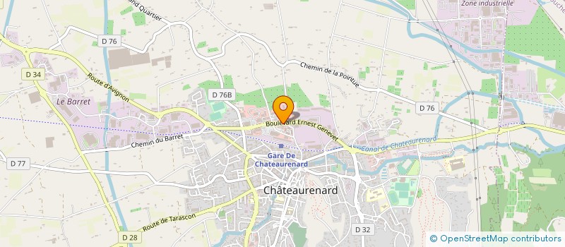 localisation de l'entreprise ICB SPORT CONCEPT  CHATEAURENARD