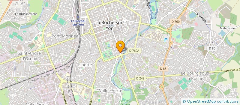 localisation de l'entreprise ICBE à LA ROCHE-SUR-YON