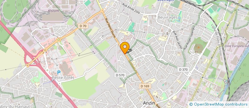 localisation de l'entreprise ICBM  RAISMES