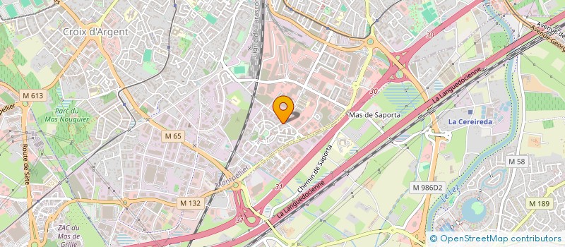 localisation de l'entreprise ICBTP MANDELA à MONTPELLIER