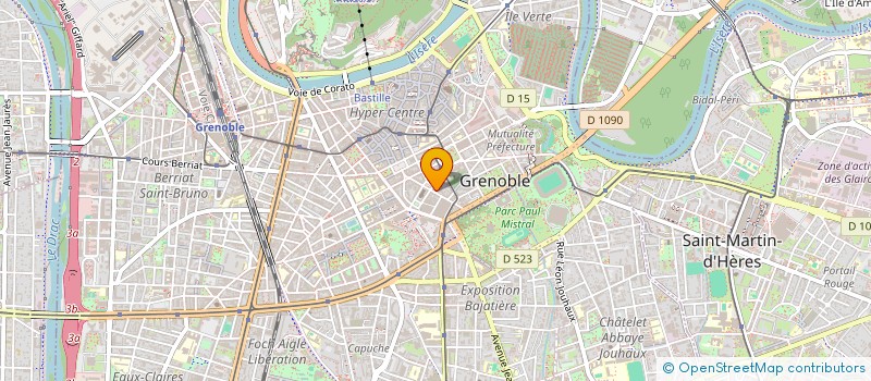 localisation de l'entreprise ICC à GRENOBLE