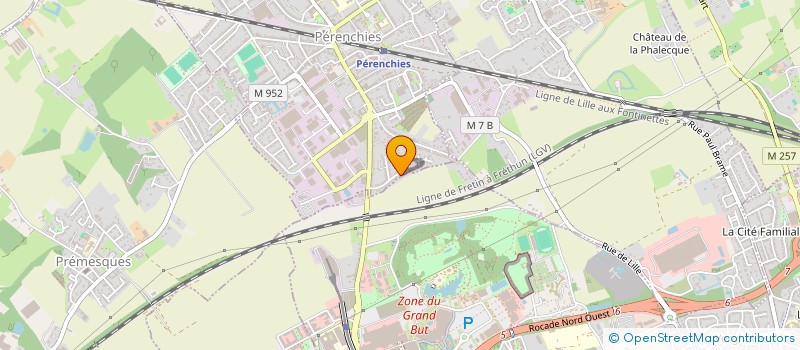 localisation de l'entreprise ICC  PERENCHIES