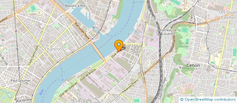 localisation de l'entreprise ICC BDX  BORDEAUX