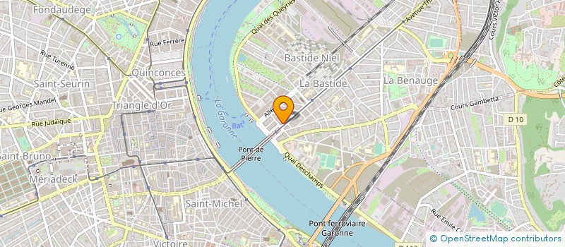 localisation de l'entreprise ICC BORDEAUX  BORDEAUX