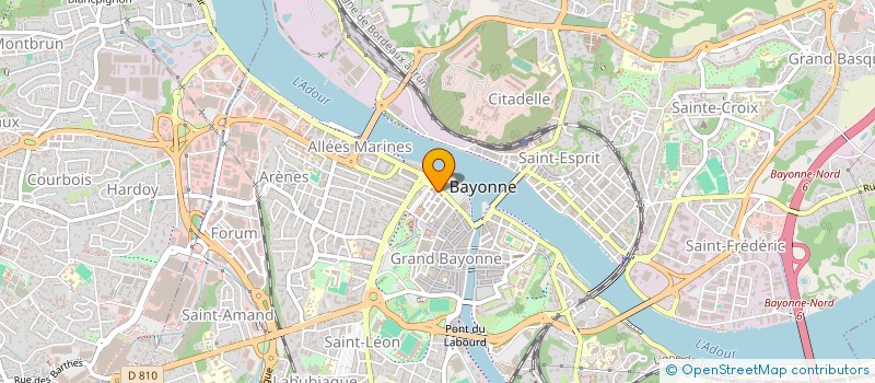 localisation de l'entreprise ICC PAYS BASQUE à BAYONNE