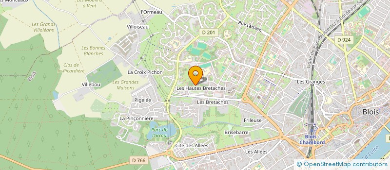 localisation de l'entreprise ICCB à BLOIS