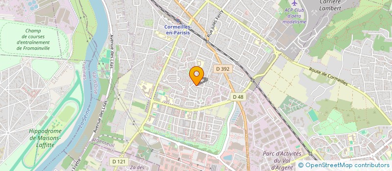 localisation de l'entreprise ICCEME à CORMEILLES-EN-PARISIS