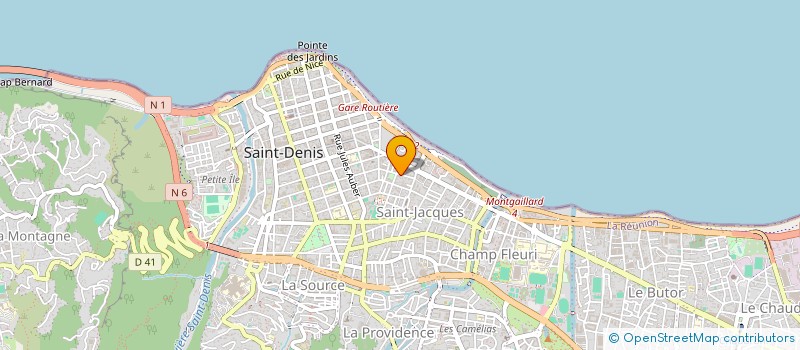 localisation de l'entreprise ICCI FORMATIONS à SAINT-DENIS