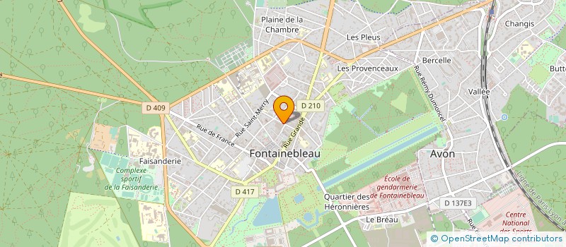 localisation de l'entreprise ICCKA ASCENSEURS à FONTAINEBLEAU