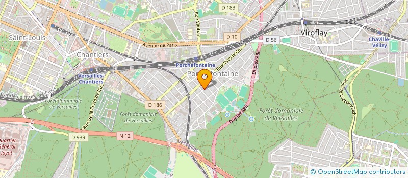 localisation de l'entreprise ICCO INVEST à VERSAILLES