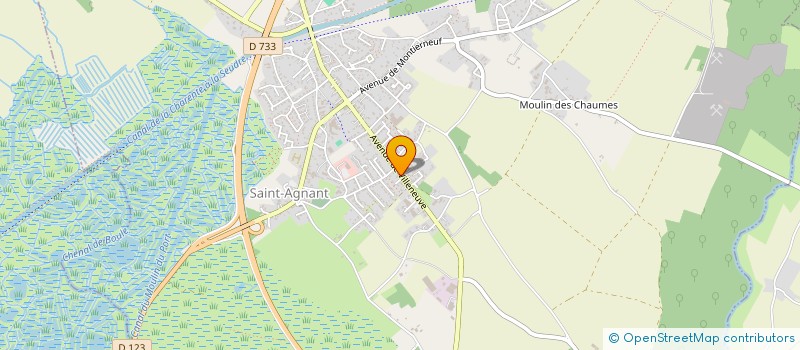 localisation de l'entreprise ICCOI IMMOBILIER  SAINT-AGNANT