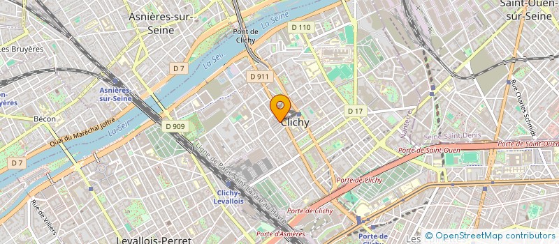 localisation de l'entreprise ICCOK à CLICHY