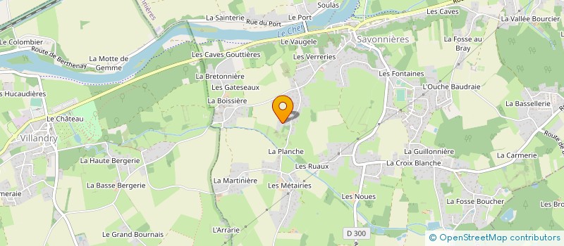 localisation de l'entreprise ICCS  SAVONNIERES