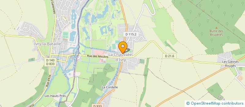 localisation de l'entreprise ICCUB GESTION FORMATION à OULINS