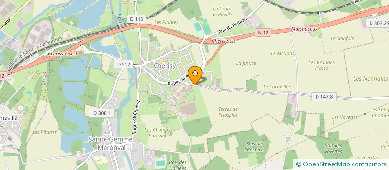 localisation de l'entreprise ICCUB IMMO à SAINTE-GEMME-MORONVAL