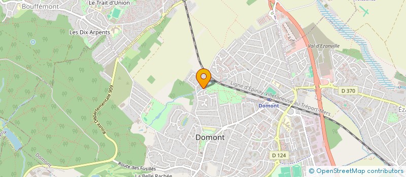 localisation de l'entreprise ICD  DOMONT