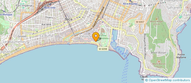 localisation de l'entreprise ICD ENERGIES COTE D'AZUR à NICE
