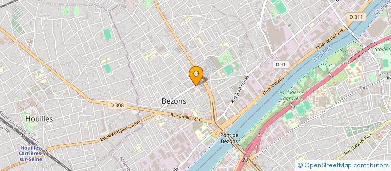 localisation de l'entreprise ICDP à BEZONS