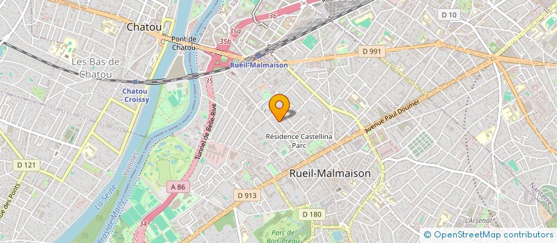 localisation de l'entreprise ICDP à RUEIL-MALMAISON