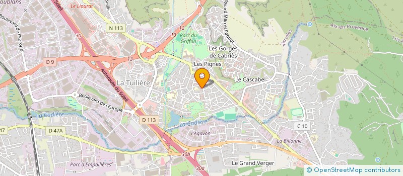 localisation de l'entreprise ICDP INGENIERIE CONSEIL DEVELOPPEMENT PERSONNALISE à VITROLLES
