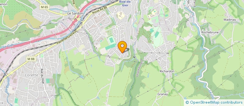 localisation de l'entreprise ICDSEB à RIVE-DE-GIER