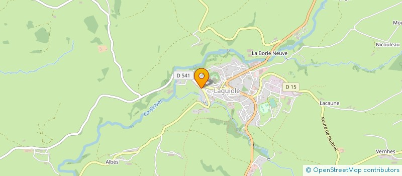 localisation de l'entreprise ICE 4  RODEZ