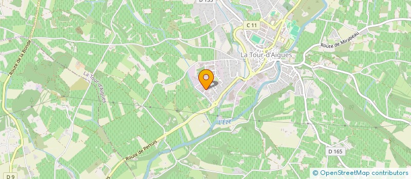 localisation de l'entreprise ICE  LA TOUR-D'AIGUES