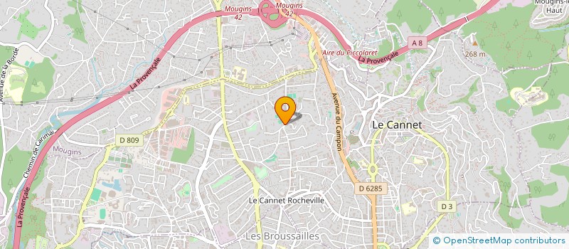 localisation de l'entreprise ICE 51 à LE CANNET