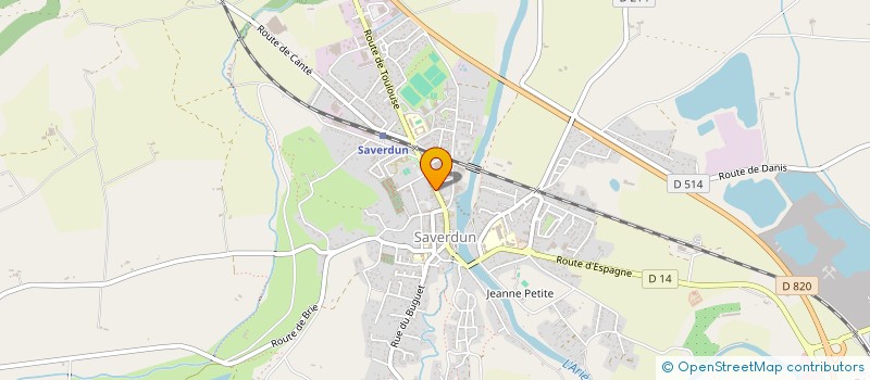 localisation de l'entreprise ICE à SAVERDUN