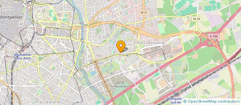 localisation de l'entreprise ICE BEAUTY  MONTPELLIER