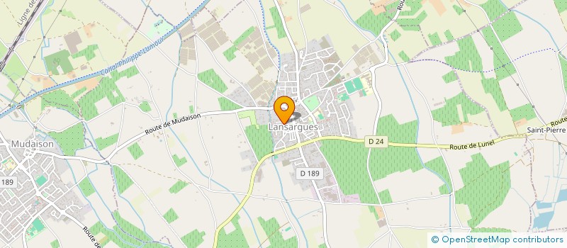 localisation de l'entreprise ICE-BERG  VAUVERT