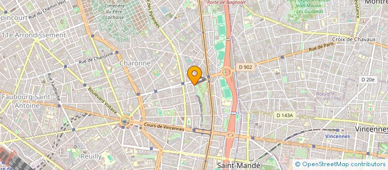 localisation de l'entreprise ICE BLUE  PARIS