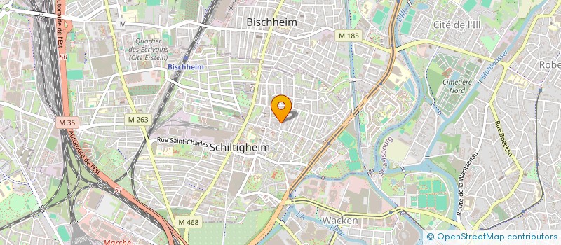 localisation de l'entreprise ICE BOX à SCHILTIGHEIM