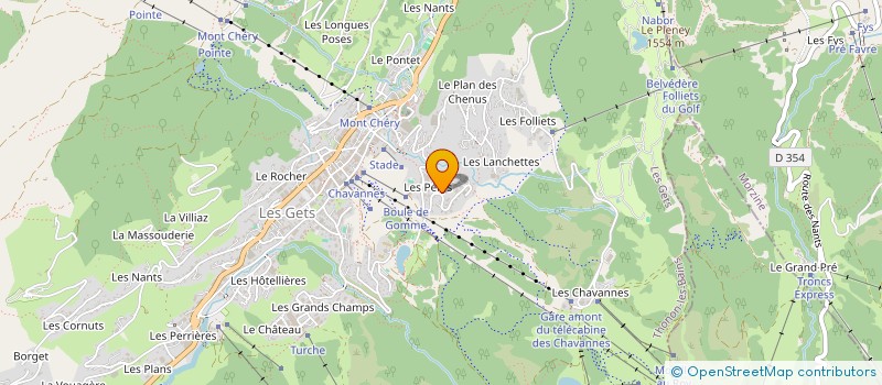 localisation de l'entreprise ICE-BURG  LES GETS