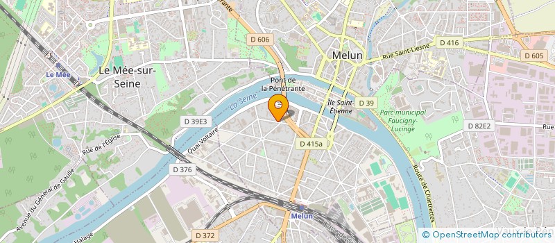 localisation de l'entreprise ICE'CAR à MELUN