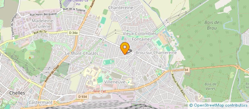 localisation de l'entreprise ICE CLIMATISATION  CHELLES