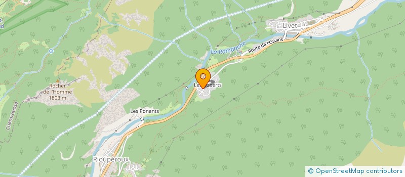 localisation de l'entreprise ICE COOL  LIVET-ET-GAVET